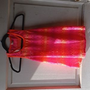 OP Ocean Pacific ❤️ Pink /Orange Kids Tank Top size 6